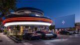 Tesla Diner in Hollywood takes charging hubs to a new level